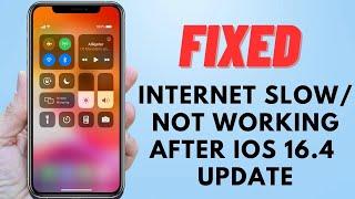 How to Fix Internet is Slow After iOS 16.4 Update
