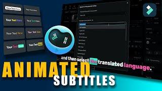 Filmora New Feature - Animated Subtitles in Filmora  Filmora Text Effect and Animation