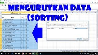 Cara Mengurutkan Data atau Sorting Data