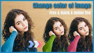 Change Image Color Tutorial Free & Quick & Online Use