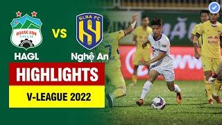 Highlights HAGL vs SLNA  Minh Vương lập siêu phẩm - phút cuối kịch tính khó tin