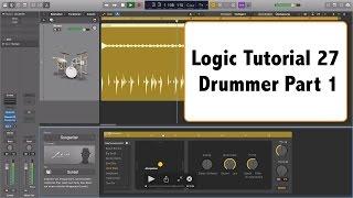 Logic Pro X deutsch Tutorial Teil 27 - Logics Drummer Part 1 Logic Pro X Drummer deutsch