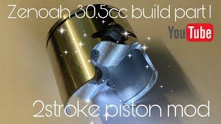 Zenoah 30.5cc engine build part 1- Piston Modlighten using a cnc 6040 router