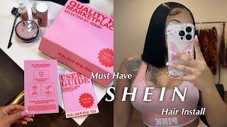 THE PERFECT BOB WIG INSTALL FT. SHEIN WIG Buy 1 Get 1 freebie ￼BACK