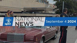 APTN National News September 4 2024 – Protest against Winnipeg police Shamattawa class action