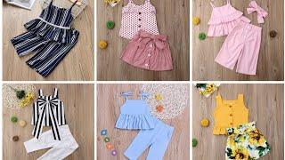 Baby girl dresses designs  kids girl shirts with shorts or pant  kids Summer dresses girl