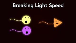 Gravitons and Tachyons Breaking The Speed of Light