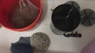 DIY Mechanical Prefilter Media  How To Make Mechanical Filtration  Pot Scrubbers