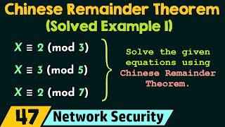 The Chinese Remainder Theorem Solved Example 1