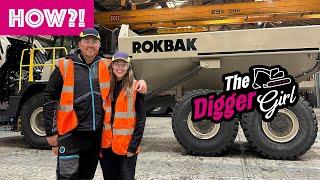 How To Build a Dump Truck? + Rokbak FIRST DRIVE