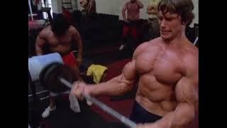 Arnold Barbell Curls - Deleted Scene Pumping Iron 1975