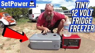 The Smallest FridgeFreezer I’ve Ever Seen  SETPOWER Mini Fridge  Car Camping Equipment