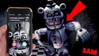 YOU CANT HIDE? CALLING FUNTIME FREDDY ON FACETIME AT 3AM  FUNTIME FREDDY WANTS TO PLAY
