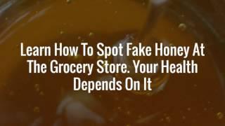 How to spot fake honey at the grocery