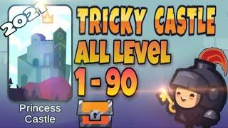 Tricky Castle ALL Levels 1 - 90  Princess Castle Solution  Walkthrough