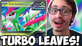 TURBO Iron Leaves Takes KOs On Your First Turn wIron Crown & Ogerpon PTCGL