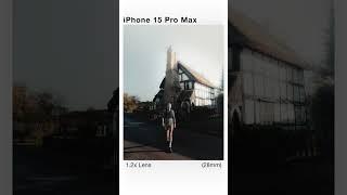 All 5 lenses of the iPhone 15 Pro Max 