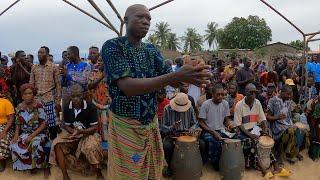 Agbadza Dance - Music and Dance peformance by Volta Region  men and women