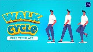 Learn Walk Cycle Animation in After Effects Beginner tutorial