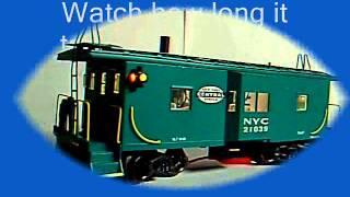 Custom Lighted NYC Bay Window Caboose