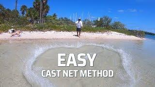 How To Throw A Cast Net Step by Step - Captain Mike  ReelReports