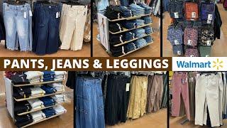 ALL OF THE WOMEN’S PANTS JEANS LEGGINGS & JOGGERS AT WALMART‼️WALMART WOMEN’S CLOTHES  FASHION