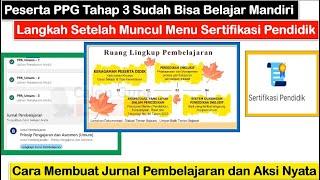 Cara Membuat Jurnal Pembelajaran & Aksi Nyata Peserta PPG Tahap 3 di PMM Gabung Try Out UKPPPG 2024