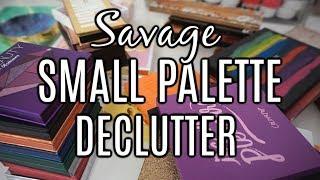 DECLUTTERING MY MAKEUP COLLECTION ️ Small Palettes 