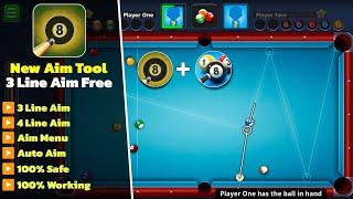  New 3 Line Aim Tool 8 Ball Pool  100% Working All Device 