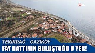 Fay Hattının Denizden Karaya Çıktığı Yer l Denize Sıfır Gaziköy Drone Görüntüsü