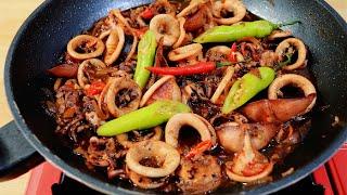 Adobong Pusit Recipe Squid Adobo