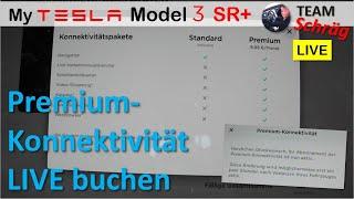 Tesla Premium Konnektivität LIVE buchen  TEAM-Schräg