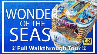 Wonder of the Seas  Full Walkthrough Ship Tour & Review  New 2023   Royal Caribbean Cruises
