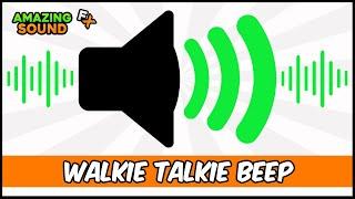 Walkie Talkie Beep - Sound Effect For Editing