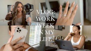 VLOG  work week in my life losing my phone new nails working from home