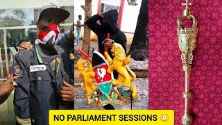 IMPORTANT & EXPENSIVE THINGS CARRIED AWAY FROM PARLIAMENT BY ANGRY PROTESTORS