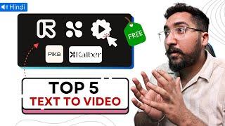 Best Ai Video Generator - Text To Video AI  Top 5 Free Text To Video Generator