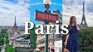 Paris travel vlog 2022 - 1 week in Paris visiting the Louvre Petit Palais Arc de Triomphe