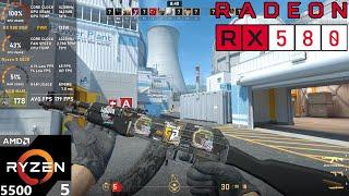 RX 580 8GB + Ryzen 5 5500  Counter Strike 2