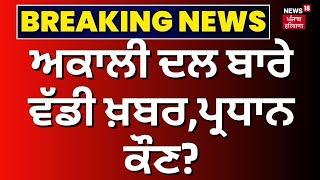 Live  Akali Dal ਬਾਰੇ ਵੱਡੀ ਖ਼ਬਰ  Breaking News  Sukhbir Badal  Akali Dal Crisis  News18 Punjab