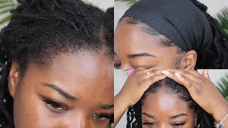 HOW I LAY MY EDGES W LOCS  BEST EDGE CONTROL FOR MY 4C HAIR  #KUWC