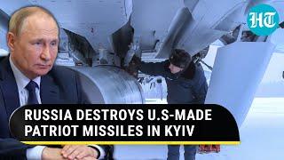 On Cam Russian hypersonic missiles destroy American Patriot air defence system in Kyiv  Watch