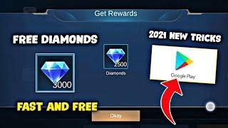 5K DIAMONDS FAST AND FREE USING PLAY STORE FREE DIAMONDS LEGIT100%  Mobile Legends 2021