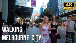 MELBOURNE Australia WALKING TOUR Of The CITY