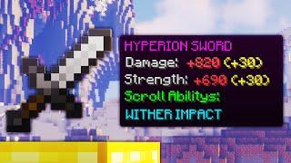 The NEW OP $500000000 Sword Hypixel Skyblock