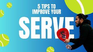 5 tips to improve your serve in 5 minutes Sneak peak to a real lesson with a customer