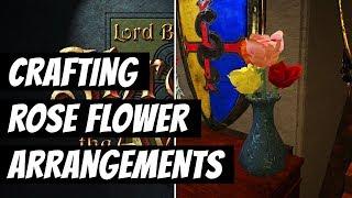 #Crafting ROSE FLOWER ARRANGEMENTS In #Bladewyke #LBSotA