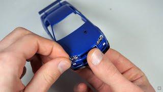 Building Nissan R34 Skyline GT-R Snapkit Aoshima