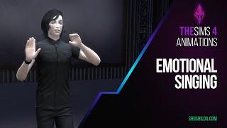 Sims 4 Animation pose  Hollow life - singing animation  Free Download