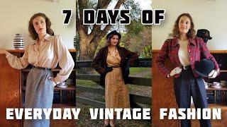 My Week in Outfits  Everyday 1940s Fashion